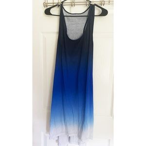 Blue ombré dress